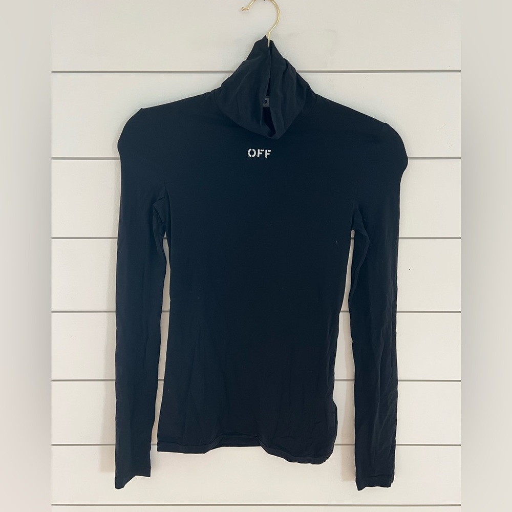 OFF-WHITE
Black Stamp Logo Second Skin Turtleneck